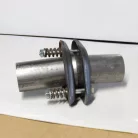 Rugós kipufogó csatlakozó tűzkarikával – Ø55 mm