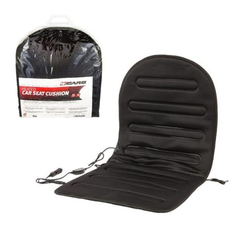 Fűthető ülésvédő, 12V, szabályozható intenzitás.