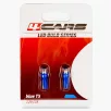 4Cars T5 led műszerfal izzó, kék, 12V, 1W, 1pár