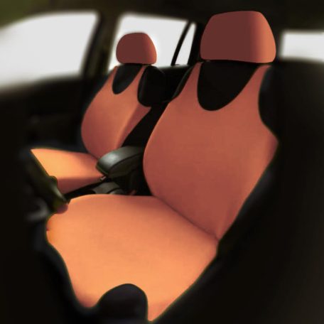 Trikó üléshuzat első ülésekre, narancssárga