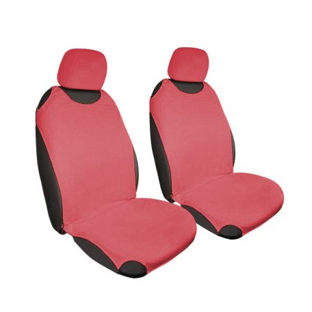 Autós Üléshuzat Szett – Piros trikó Első Ülésekre + Fejtámla