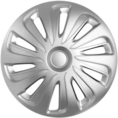 16" DÍSZTÁRCSA CALIBER CARBON EZÜST, 4db