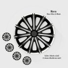 Argo Nero 16" ezüst-fekete dísztárcsa szett – 4 db