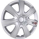 13" DÍSZTÁRCSA VR CARBON EZÜST, 4db