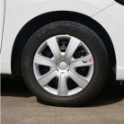 13" DÍSZTÁRCSA VR CARBON EZÜST, 4db