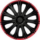 14" DÍSZTÁRCSA NERO R FEKETE-PIROS, 4db