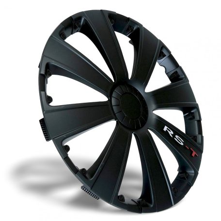 14" DÍSZTÁRCSA RST FEKETE, 4db