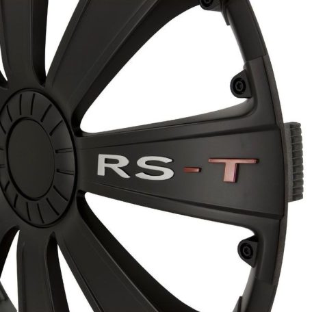 14" DÍSZTÁRCSA RST FEKETE, 4db