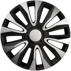 16" DÍSZTÁRCSA Avalon Silver-Black 4db-os garnitúra