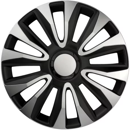 16" DÍSZTÁRCSA Avalon Silver-Black 4db-os garnitúra