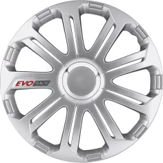 16" DÍSZTÁRCSA EVO RACE PRO EZÜST, 4db