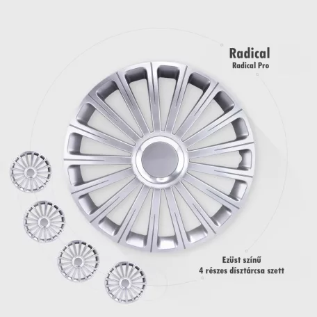 16" DÍSZTÁRCSA Radical Pro 4db-os garnitúra