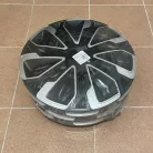Estoril Silver Black 16" ezüst-fekete dísztárcsa szett – 4 db