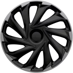   Gorecki Argo Misano 16" dísztárcsa szett – ezüst-fekete, modern design