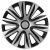 Dísztárcsa 16" Nardo Silver & Black