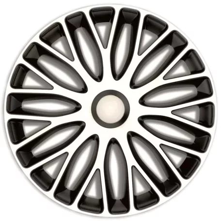 16" DÍSZTÁRCSA Mugello White-Black 4db-os garnitúra
