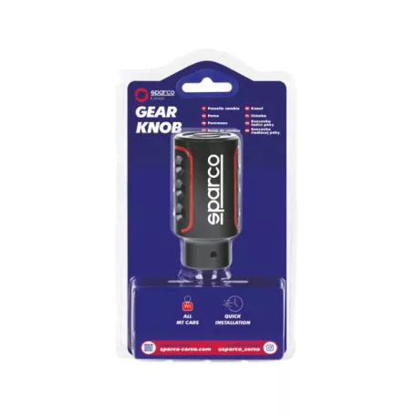 Váltógomb, Racing, Sparco, fekete (10863)