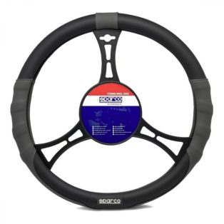 Kormányvédő, fekete-szürke, Sparco Sport Line