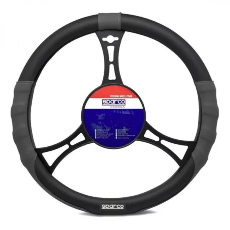 Kormányvédő, fekete-szürke, Sparco Sport Line