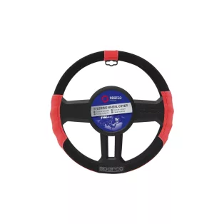  Kormányvédő, Sparco, Sport Line, perforált, piros/fekete (9693)