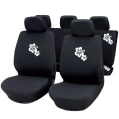 Csajos üléshuzat szett, Flower fehér