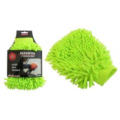 Mosókesztyű, szivacsos, mikró szálas