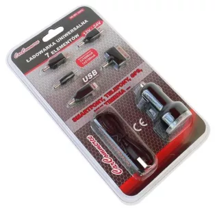2X USB töltő szett, 7 részes