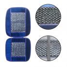 Ülésvédő fagolyós, velúr, kék