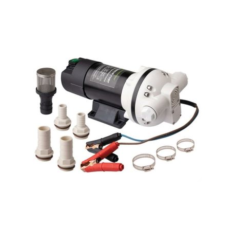 Professzionális nagy teljesítményű folyadékszivattyú, 24V 330W fúvókákkal és szűrővel