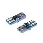 Carmotion Vision W5W T10 izzó, 12/24V, 12xSMD 2016 led, Canbus, fehér (1pár)
