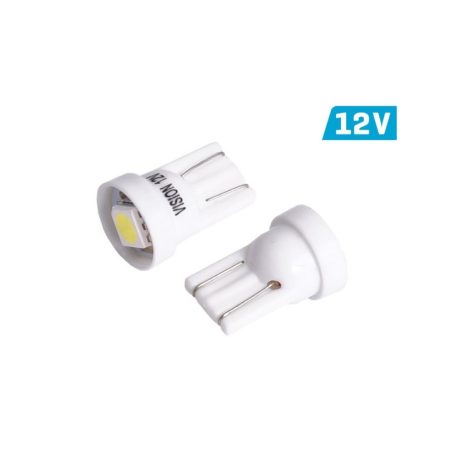 Izzó, VISION W5W (T10) 12V, 1x5050 SMD led, fehér, 1db