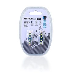   VISION Festoon LED szofita Izzó – 36 mm, 12/24V, CANBUS, Fehér, 2 db