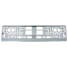 Rendszámtábla tartó fémgőzölt kerettel, krómozott, 1db