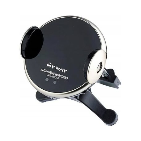 MYWAY Autós Telefontartó és Vezeték Nélküli Töltő