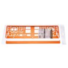 Rendszámtábla tartó, metál narancs színű