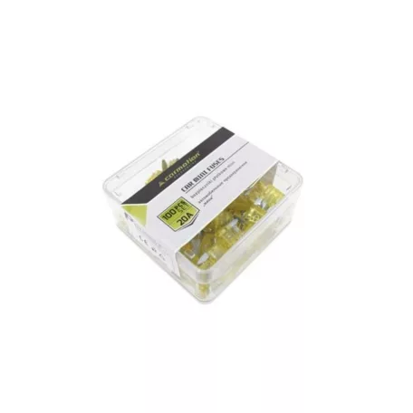 Biztosíték, mini, 20A (100db)