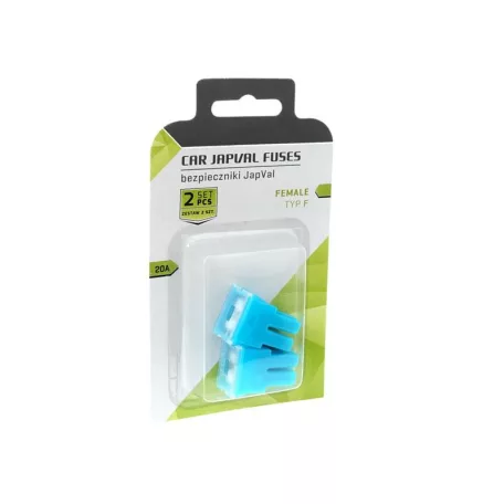 Carmotion autó biztosíték, F, 20A (1pár)