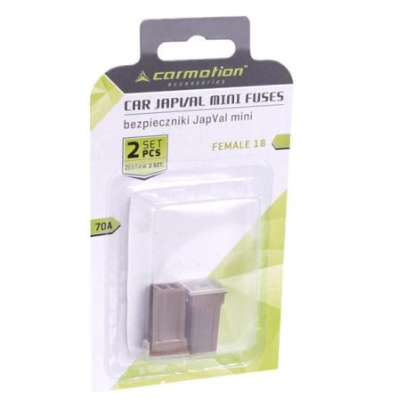 Carmotion Blokk autó biztosíték anya, JAPVAL, mini, F, 70A (1pár)