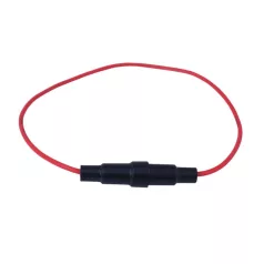   Carmotion autó biztosíték foglalat vezetékkel, 20mm (1db)