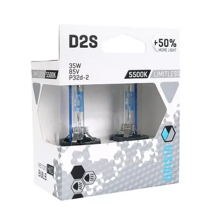 Carmotion Vision D2S Xenon izzó, Limitless White +50% (1pár)