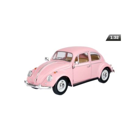 Makett autó 1:32 VW Classical Beetle 1967, rózsaszín