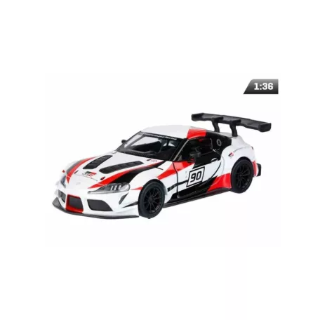 Makett autó 1:36, Toyota GR Supra Racing concept, fehér