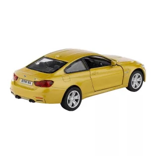 Makett autó 1:32, RMZ BMW M4 coupe, sárga
