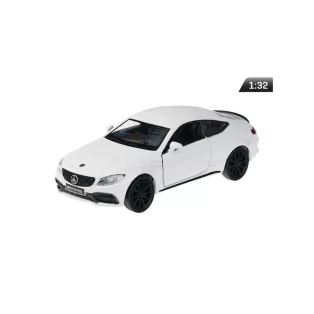   Makett autó, 01:32, Mercedes-Benz C63 AMG coupe (2019), fehér