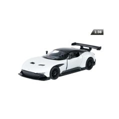 Makett autó, 1:38, Aston Martin Vulcan, fehér