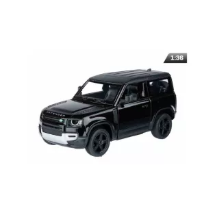 Makett autó, 1:36, Land Rover Defender, fekete