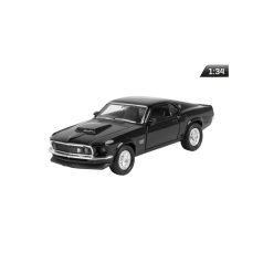 Makett autó, 01:34, 1969-es Ford Mustang Boss 429 fekete