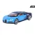 Modell autó, 01:34, BUGATTI Chiron, sötétkék.