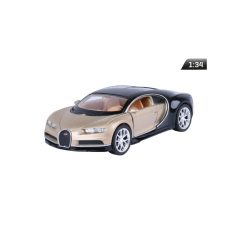 Makett autó, 01:34, Chiron BUGATTI, fekete arany.