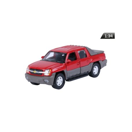 Makett autó, 01:34, Chevrolet Avalanche 2002 piros.